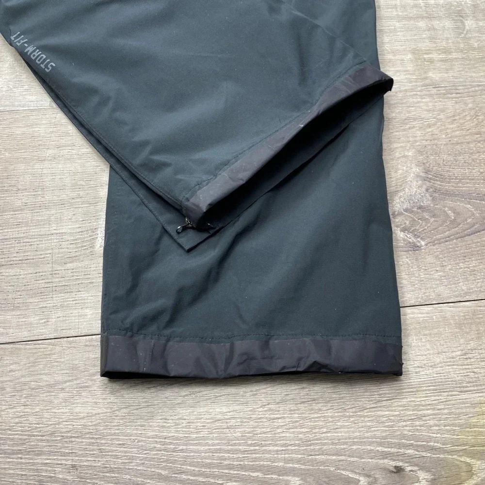 Nike Golf Rain Pants Mens XL Black Carolina Panthers Storm-Fit Athletic 726399